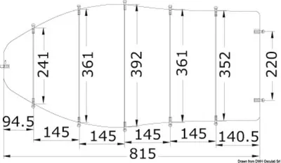 Image de Taud, universel 700/780 x 270 cm gris 300D , 1 pièce