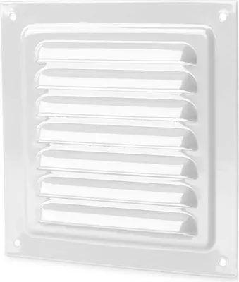 Image de grille métallique carrée MVM 125s blanc