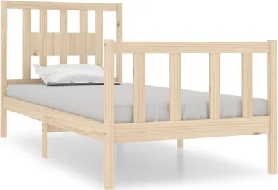 Produktbild von vidaXL Massivholzbett 90x190 cm