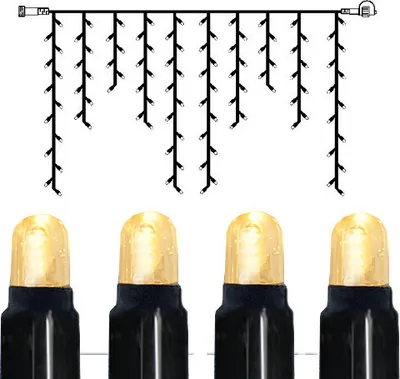 Produktbild von System LED 'LED Eisregen-Lichterkette 2x1m' 100 LED´s, warmweiß, IP44