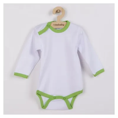 Obrázok produktu pre Dojčenské body New Baby so zeleným lemom, vel. 80 (9-12m)
