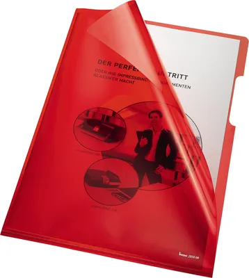 Obrázek produktu pro Bene 205000RT, 210 x 297 mm (A4), Červená, Polyvinylchlorid (PVC), Lesk, Portrét, Vrch a strany