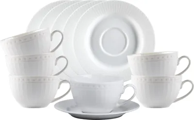 Produktbild von Ritzenhoff & Breker Sofia Kaffeetassen mit Untertassen 220 ml 6er Set