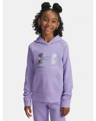 Obrázok produktu pre Dievčenská mikina UNDER ARMOUR UA RIVAL FLC SHIMMER HDY 6004118-538 FIALOVÁ veľkosť: 164