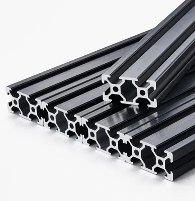 Immagine prodotto di 5 pezzi da 1000 mm (39,4 pollici) con scanalatura a T, profilo estruso in alluminio 2040, guida lineare anodizzata