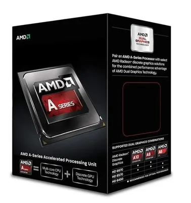 Produktbild von AMD A series A8-6600K, AMD A8, Socket FM2, 32 nm, Box, AMD, A8-6600K