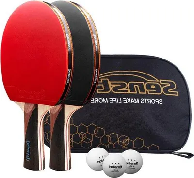 Image de Set de tennis de table - Raquettes de tennis de table es ITTF - pour débutants, familles et professionnels