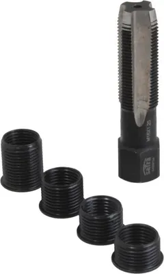 Immagine prodotto di Kit riparazione filettatura candele, kit di riparazione per filetti candela, kit helicoil per candela riparazione filo,set attrezzi ripristino candelette M14 x 1,25