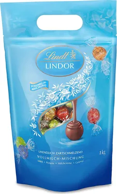 Produktbild von Lindt - LINDOR - Kugeln VOLLMILCH MISCHUNG 1kg Tüte