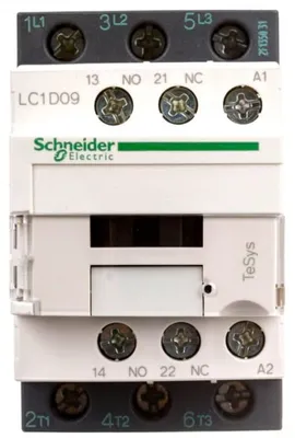 Produktbild von TeSys Deca Leistungsschütz 9A 3P 42V AC 1Ö 1Ö LC1D09D7