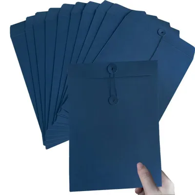 Obrázek produktu pro Dokumentové obálky formátu A4, z kraftpapíru, modré, 10 kusů