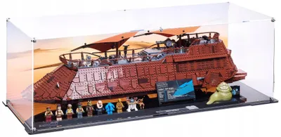 Image de Vitrine noire pour LEGO® 75397 Star Wars – Le vaisseau de Jabba, avec fond imprimé