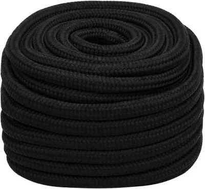 Produktbild von Geflochtenes Arbeitsseil aus Polyester, Schwarz, 20 mm, 50 m