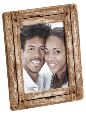 Fotorahmen 15x20 cm Holz Shabby Chic mit Passepartout