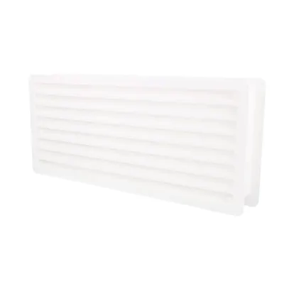 Produktbild von Kunststoffgitter Ausführung Weiß 290mm x 125mm Lüftungsgitter Türlüftung