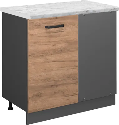 Immagine prodotto di Mobile ad angolo cucina Vicco R-Line Rovere dorato 86 cm PL Marmo, Model 46515