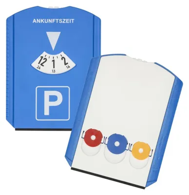 Obrázek produktu pro Parkovací disk "Euro" s čipy modrý/bílý