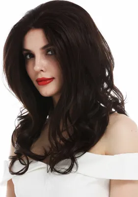 Produktbild von WIG ME UP Perücke Lace-Front lang gewellt voluminös Dunkelbraun TYM-061-LF-4/6