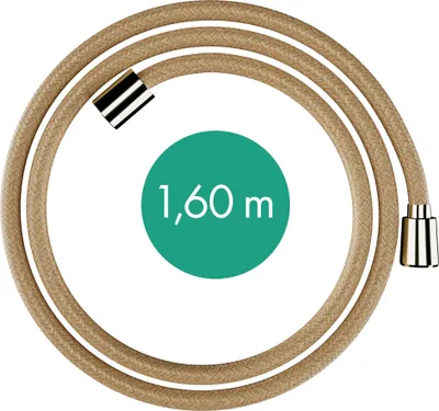 Produktbild von hansgrohe Designflex Textilbrauseschlauch, Länge 1600mm, 28260990