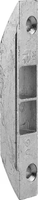 Image de Gâche de tringle à tourpiller double pour fenêtre 2 vantaux, 90x16x11mm, 0-00321-00-01 - FERCO by THIRARD