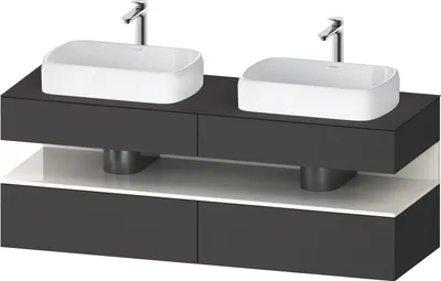 Produktbild von DURAVIT QA4779022490010 QTG KWTU WH Ek. 1600x550x600 Gt Mt.
