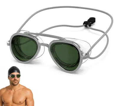Produktbild von Verstellbare Schwimmbrille mit UV-Schutz und großem Sichtfeld
