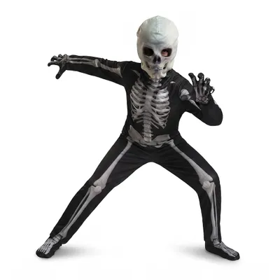 Produktbild von Kinderkostüm Scary Skeleton 116–122 M