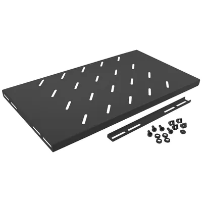 Zdjęcie produktu dla Lanberg AK-1001-B, Półka do stojaka, Metal, Czarny, 1 szt., 1,24 kg