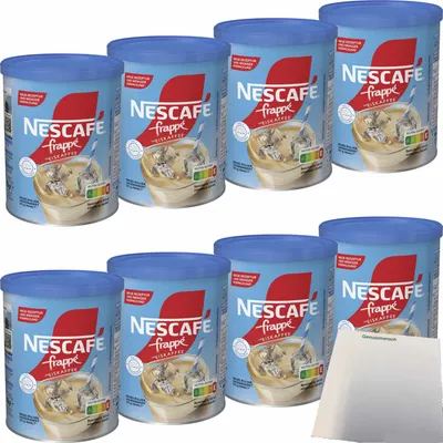 Produktbild von Nescafe Frappe Eiskaffee 8er Pack (8x275g Dose) + usy Block