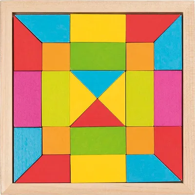 Produktbild von Goki Legespiel Bunt 58588 | Holz-Mosaikspiel ab 3 Jahren