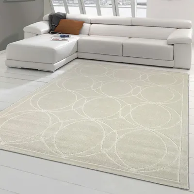 Immagine prodotto di Tappeto orientale con ornamenti sottili | interno ed esterno | crema Dimensioni - 200 x 290 cm