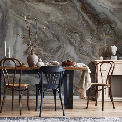Produktbild von Vlies Fototapete - Stone Abstractions - Marble Textures in Neautral Tones 450x315 cm Muster f-B-10092-a-a