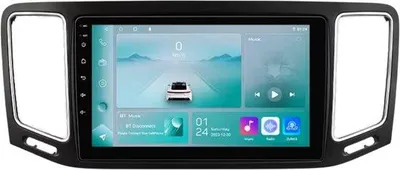 Obrázok produktu pre Autorádio s Bluetooth – CarPlay – pre Volkswagen VW Sharan 7N (7N1/7N2) a Seat Alhambra II (2010–2021) – kompatibilné s Apple a Android – stereo – navigačný systém