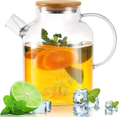 Obrázok produktu pre Famanu čajník 1500 ml – borosilikátové sklo, odolné voči teplu
