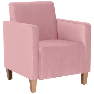 Produktbild von Max Winzer Sessel Milla - Samtvelours rosé - Maße: 71 x 70 x 81 cm