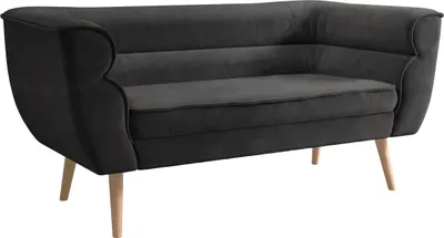 Produktbild von MIRJAN24 Sofa Bal 2, Polstersofa mit Wellenfeder, Holzfüße, Wohnzimmer Kollektion (Farbe: Kronos 34)