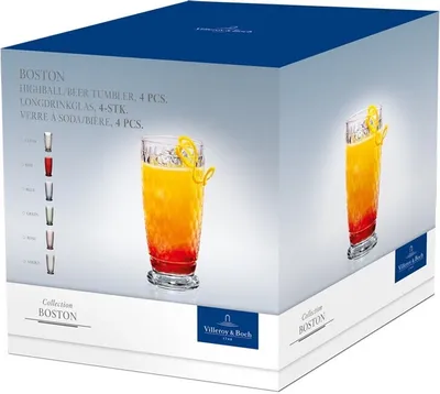 Obrázek produktu pro Villeroy & Boch Boston Coloured Longdrinkglas / Bierbecher Green 16,2cm 300ml