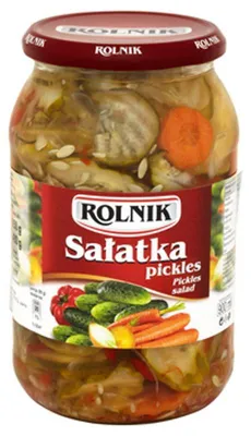 Zdjęcie produktu dla Rolnik Sałatka Ogórkowa Marchewka Cebula 900 ml