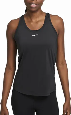 Produktbild von Nike W Nk One Df Slim Tank Black/White Xl