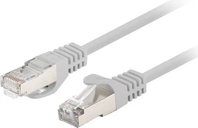 Produktbild von Patchcord Cat.6 Ftp 1M Grau Fluke Passed Lanberg 10Er-Pack