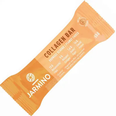 Produktbild von Jarmino Collagen Bar Erdnuss Schokolade  55g