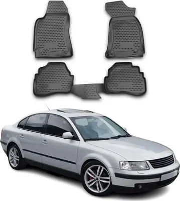 Immagine prodotto di 1996-2005 VW Passat tappetini TPE nero 4 pz