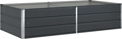 Image de Jardinière Anthracite 195 x 100 x 45 cm Acier galvanisé