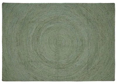 Image de vidaXL Tapis de salon Vert olive 160 x 230 cm Jute