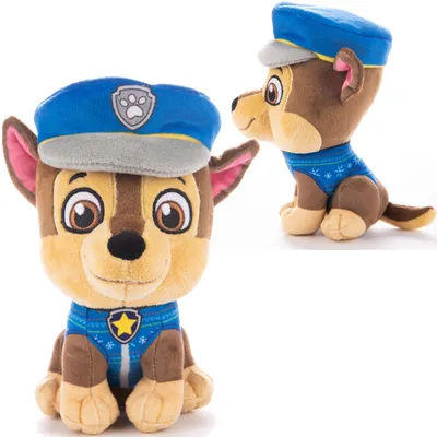 Zdjęcie produktu dla Pluszak Chase, maskotka z serialu „Paw Patrol”, 26 cm