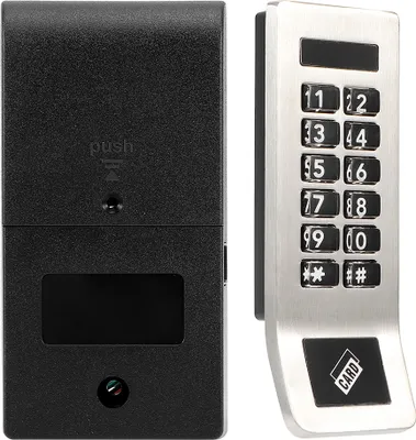 Obrázok produktu pre Zámok s kódom, digitálny kódovaný zámok, zámok dverí s heslom, bezpečnostný zámok dverí, zámok s klávesnicou, elektrický kódovaný zámok, príslušenstvo pre bezpečnosť domácnosti