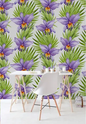 Produktbild von Coloray Fototapete 290x290 cm Latextapete Magicstick - Blumenwiese blühen