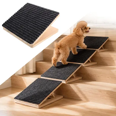 Produktbild von Faltbare Hundetreppe, höhenverstellbar für kleine Hunde
