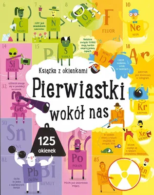 Obrázek produktu pro Pierwiastki wokół nas. Książka z okienkami