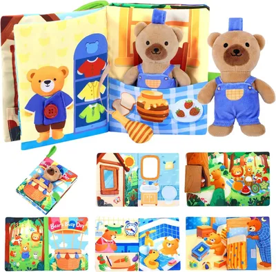 Immagine prodotto di Libro attività "Orsetti" – Giochi Montessori per bambini